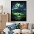 thumbnail image 1 of Designart "Awakening Of The Volcanic Power" Volcano Floater Framed Canvas Art Print, 1 of 5
