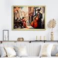 thumbnail image 1 of Designart "Awakening of Harlem Renaissance I" People Framed Wall Art Decor - Global Black Harlem Renaissance Entryway Framed Wall Art Print, 1 of 6