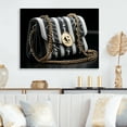 thumbnail image 1 of Designart "Bag Unveiled Black Luxury wall art II" Fashion Metal Wall Art Prints, 1 of 5