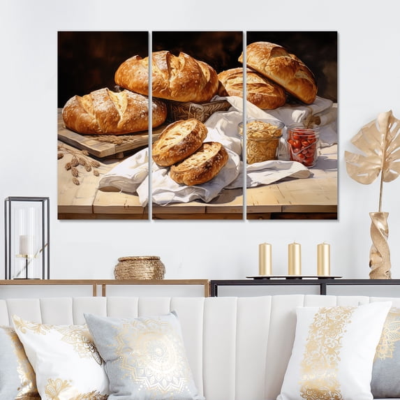 Designart "Baking Artistry The World of Baked Goods II" Food & Beverage Metal Wall Décor Set