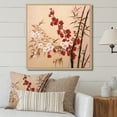 thumbnail image 1 of Designart "Bamboo Amidst Plum Blossoms II" Bamboo Floater Framed Wall Decor, 1 of 5