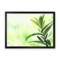 Designart 'Bamboo Palm Detail I' Traditional Framed Art Print