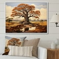 thumbnail image 1 of Designart "Baobab Dominated Savanna I" Tree Baobab Floater Framed Canvas Prints, 1 of 5