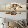 thumbnail image 1 of Designart "Baobab Tree Of" Floral Metal Wall Decor Set, 1 of 1