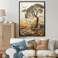 thumbnail image 1 of Designart "Baobab Tree composition I" Abstract Floater Framed Canvas Print, 1 of 7