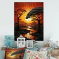 thumbnail image 1 of Designart "Baobab Tree horizon II" Floral Metal Wall Art Prints, 1 of 1