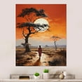 thumbnail image 1 of Designart "Baobab Tree horizon IV" Tree Baobab Metal Art Print, 1 of 5