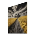 thumbnail image 1 of Designart "Barn Country Legacy Painting IV" Floral Print on Natural Pine Wood, 1 of 5