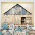 thumbnail image 1 of Designart "Barn In Beige And Blue" Barn Picture Framed Canvas Art Print, 1 of 5