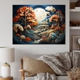 thumbnail image 1 of Designart "Barn consistency Papercut II" Abstract Canvas Print, 1 of 5