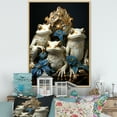 thumbnail image 1 of Designart "Baroque Frog Elegance I" Frogs & Toads Floater Framed Wall Art Prints, 1 of 5