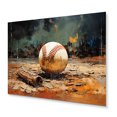 thumbnail image 1 of Designart "Baseball composition Glove And Ball" Sports Metal Art Print, 1 of 5