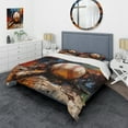 thumbnail image 1 of Designart "Baseball composition II" Sports Bedding Covert Set - Sport Baseball White Traditional Bed Set With 1 Sham, 1 of 6