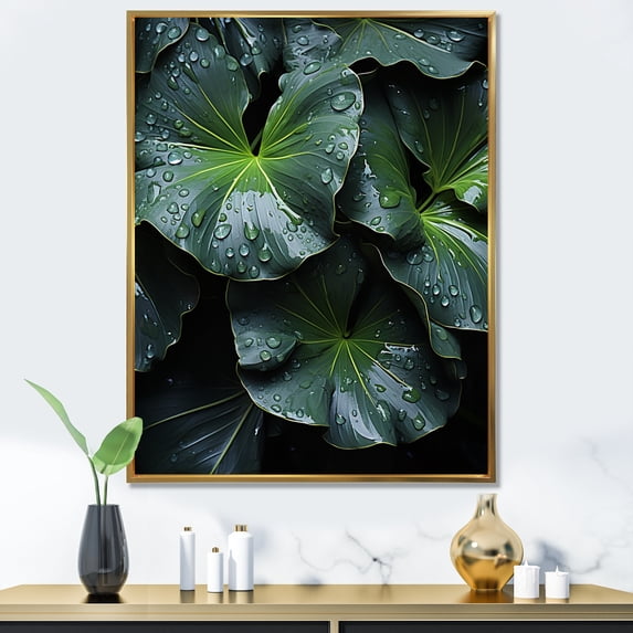 Designart "Bat's Colorful Gaze" Animals Floater Framed Wall Art Print