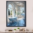 thumbnail image 1 of Designart "Bathroom Calm Reflections II" Bathroom Floater Framed Wall Decor, 1 of 7