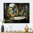 thumbnail image 1 of Designart "Bathroom botanic Retreat II" Bath & Laundry Metal Wall Art, 1 of 1