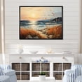thumbnail image 1 of Designart "Beach Breeze Painting III" Nautical & Beach Floater Framed Canvas Art Print, 1 of 7
