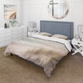 thumbnail image 1 of Designart "Beach Grass horizon IV" Nautical & Beach Bedding Covert Set - Coastal Beach White Coastal Bed Set With 2 Shams, 1 of 6
