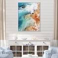 thumbnail image 1 of Designart "Beach Photo Calm Tide V" Nautical & Beach Floater Framed Canvas Print, 1 of 7