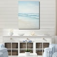 thumbnail image 1 of Designart "Beach Photo Calm Waters I" Nautical & Beach Metal Wall Art Prints, 1 of 5