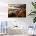 thumbnail image 1 of Designart "Beach Photo Coastal Expressions I" Nautical & Beach Floater Framed Wall Decor, 1 of 7