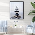 thumbnail image 1 of Designart "Beach Photo Harmonic symmetry I" Abstract Floater Framed Canvas Print, 1 of 7