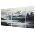 thumbnail image 1 of Designart "Beach Photo Mountain I" Landscapes Wall Art Prints Set, 1 of 5
