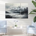 thumbnail image 1 of Designart "Beach Photo Mountain I" Landscapes Wall Art Prints Set, 1 of 5
