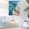 thumbnail image 1 of Designart "Beach Photo Oceanic flow XI" Nautical & Beach Metal Wall Art Prints, 1 of 1