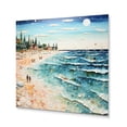 thumbnail image 1 of Designart "Beach Photo Sandy Charm V" Nautical & Beach Metal Wall Art Prints, 1 of 5