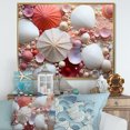 thumbnail image 1 of Designart "Beach Photo Seashell composition VIII" Nautical & Beach Floater Framed Canvas Art Print, 1 of 7