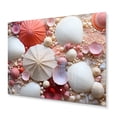 thumbnail image 1 of Designart "Beach Photo Seashell composition VIII" Nautical & Beach Metal Wall Art Prints, 1 of 5