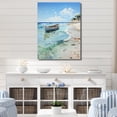 thumbnail image 1 of Designart "Beach Photo peaceful Shores V" Nautical & Beach Metal Wall Art, 1 of 5