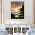 thumbnail image 1 of Designart "Beach Photo peaceful Shores VIII" Nautical & Beach Floater Framed Wall Decor, 1 of 7