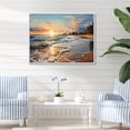 thumbnail image 1 of Designart "Beach Sandy Charm I" Nautical & Beach Floater Framed Canvas Wall Art, 1 of 7