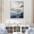 thumbnail image 1 of Designart "Beach Scandinavian silence III" Abstract Floater Framed Canvas Print, 1 of 7