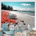 thumbnail image 1 of Designart "Beach Seashell Euphony" Nautical & Beach Canvas Art Print, 1 of 5