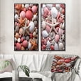thumbnail image 1 of Designart "Beachcomber s Find Beige Pink Seashell II" Coastal Beach Sand Framed Wall Art Set Of 2 - Beige Beach Frame Gallery Set For Office Decor, 1 of 7
