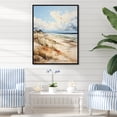 thumbnail image 1 of Designart "Beachside III" Nautical & Beach Floater Framed Canvas Print, 1 of 7