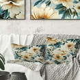 thumbnail image 1 of Designart "Beachy Blue Hydrangea Calm IV" Floral Printed Throw Pillow, 1 of 5