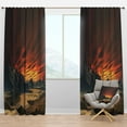 thumbnail image 1 of Designart 'Beautiful Alien Planet Traos' Landscape Blackout Curtain Panel, 1 of 4