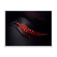 thumbnail image 1 of Designart 'Beautiful Black Skin Female Eye With Red Diamonds' Modern Framed Canvas Wall Art Print, 1 of 5