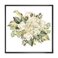 thumbnail image 1 of Designart 'Beautiful Bouquet With Roses and Hudrangea' Farmhouse Framed Canvas Wall Art Print, 1 of 5