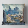 thumbnail image 1 of Designart Beautiful Lacatelli in National Park - Landscape Printed Throw Pillow - 18x18, 1 of 4