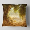 thumbnail image 1 of Designart Beautiful Old Olive Tree - Landscape Printed Throw Pillow - 18x18, 1 of 4