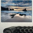 thumbnail image 1 of Designart 'Beautiful Porthcothan Bay ' Seashore Canvas Art Print, 1 of 3
