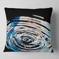 thumbnail image 1 of Designart Beautiful Splash of Purple Water - Abstract Throw Pillow - 16x16, 1 of 4
