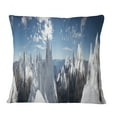 thumbnail image 1 of Designart Beautiful Summit Panorama - Landscape Printed Throw Pillow - 16x16, 1 of 1
