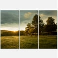 thumbnail image 1 of Designart 'Beautiful Sunrise in the farm ' Landscape Canvas Art Print, 1 of 3