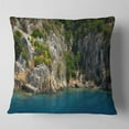 thumbnail image 1 of Designart Beautiful Turkey Tropical Beach - Landscape Printed Throw Pillow - 18x18, 1 of 4